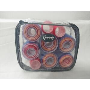 Goody Self Holding Rollers Original Zip Travel Pack 5 Sizes With Clip